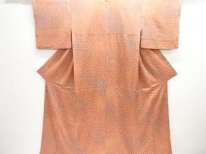 未使用品　本総絞り暈し小紋着物